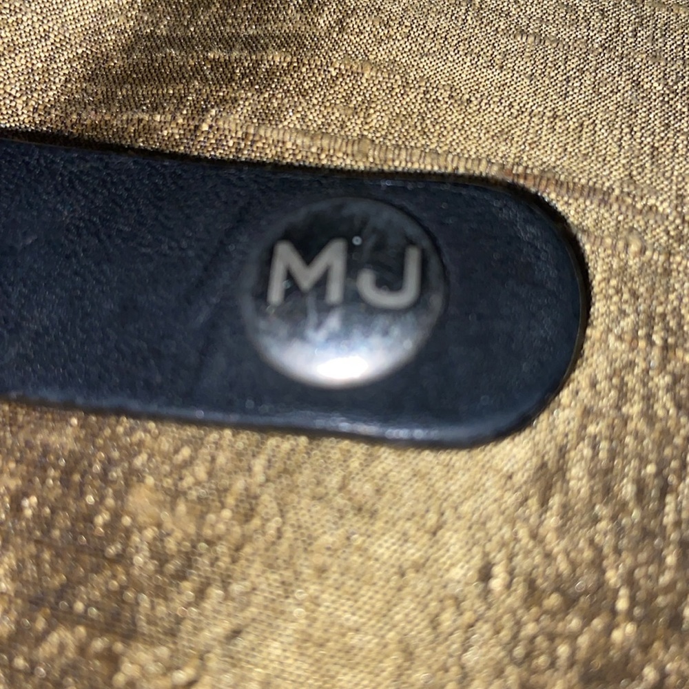 Marc Jacob’s Black Leather Band Bracelet Snap View 4